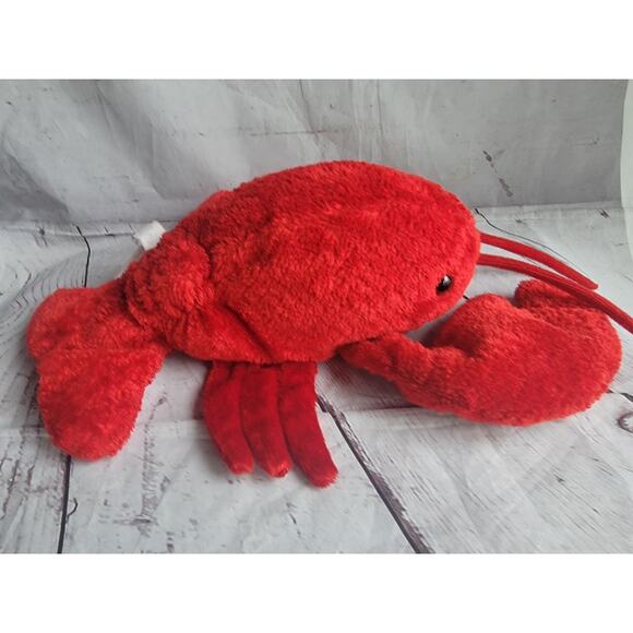Mary Meyer Flip Flops Lobster Plush Floppy Velvety Stuffed Animal 14in Realistc - Picture 7 of 9